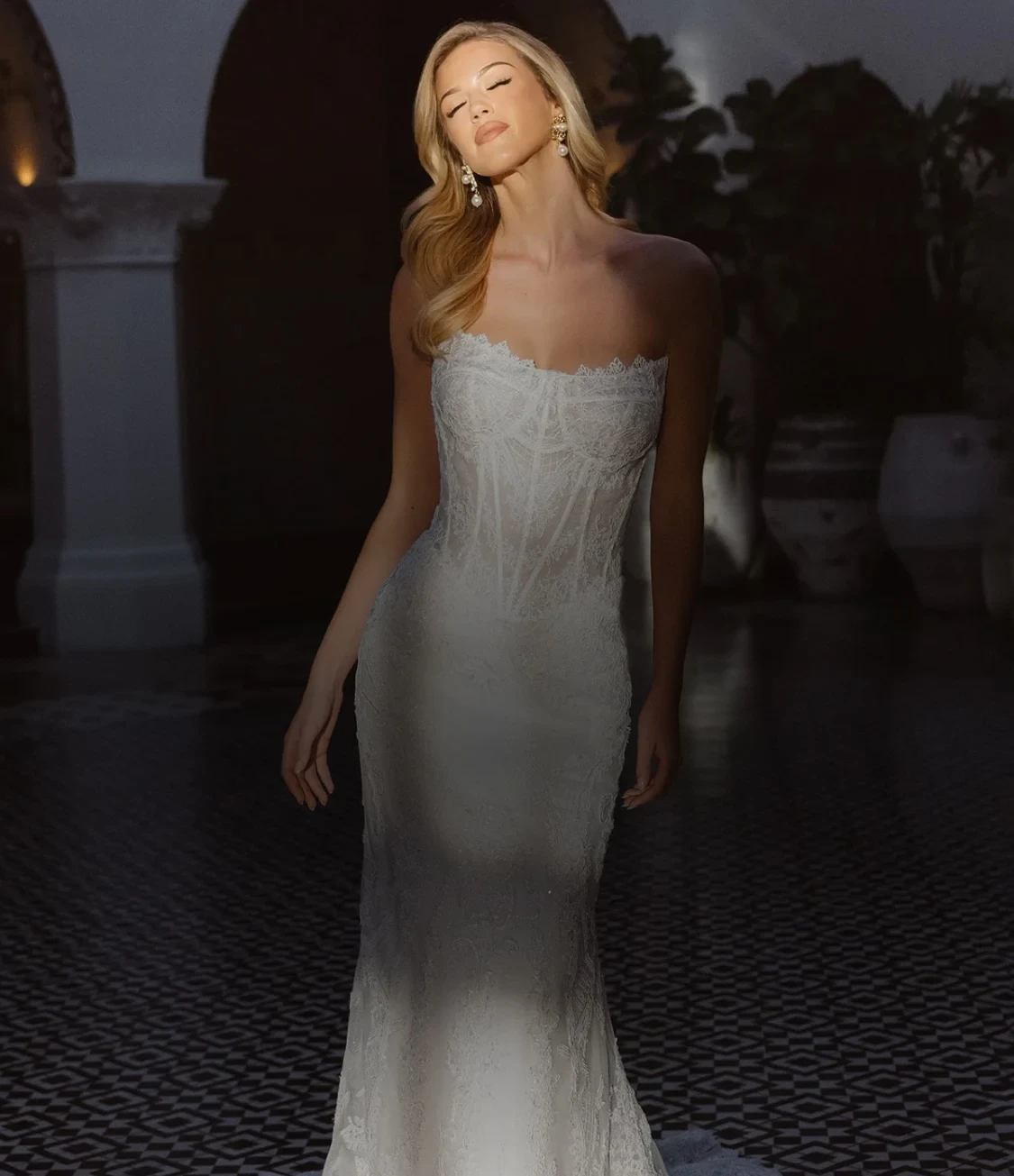 Models wearing Essense of Australia wedding dresses, mobile banner